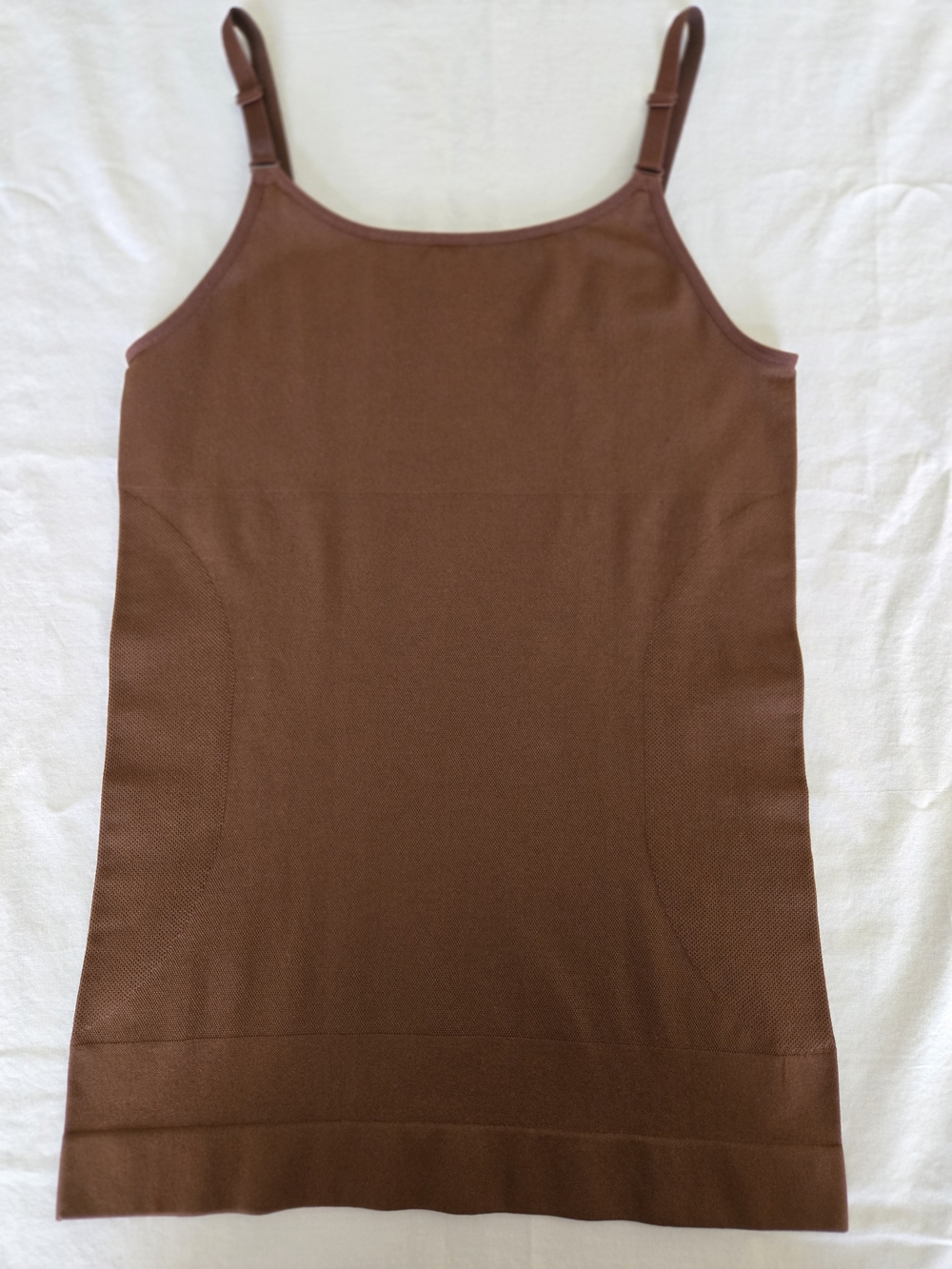 Shapermint Essentials Chocolate Slim-Fit Camisole with Adjustable Straps - Picture 3 of 9